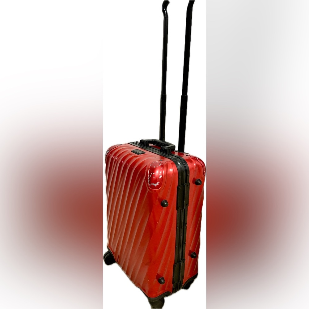 TUMI 19 Degree Aluminum International Carry On Suitcase, Red, One Size